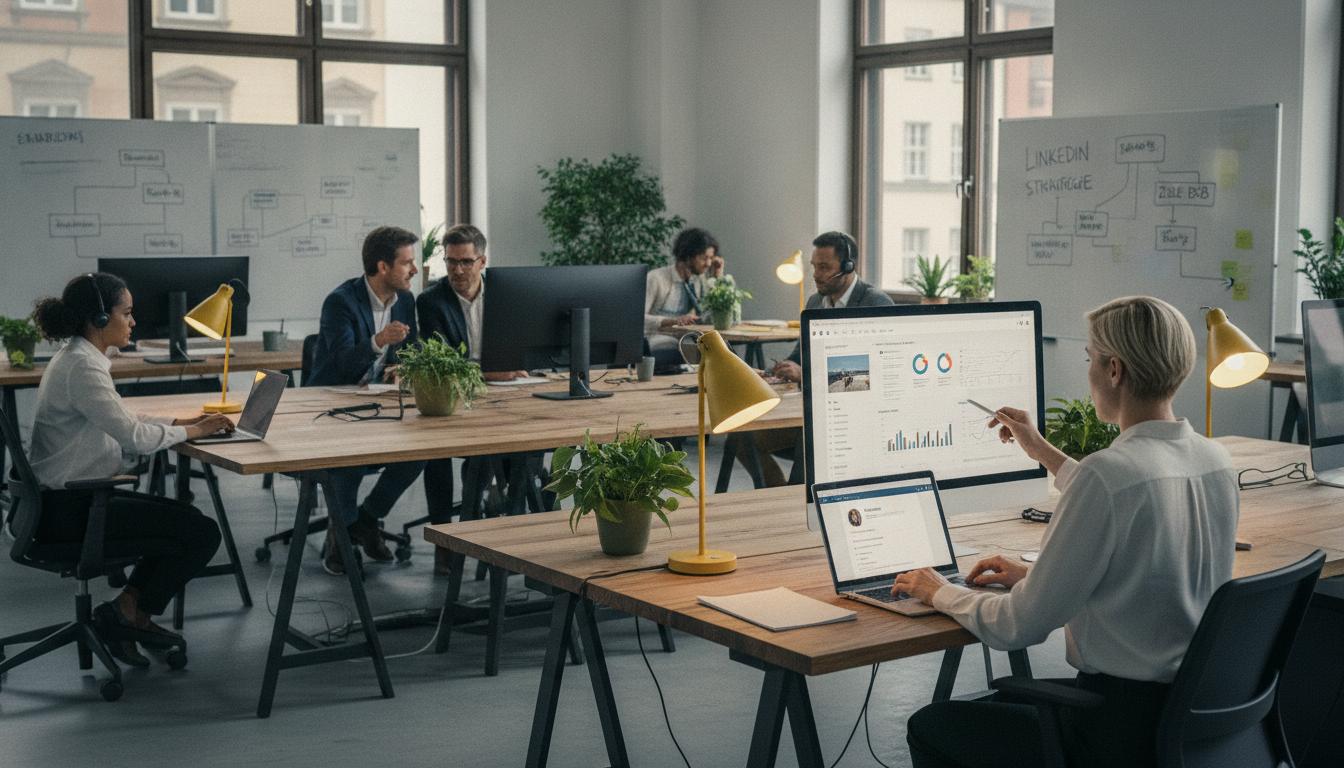 Titelbild: LinkedIn Unternehmensseite optimieren: 7 Profi-Tipps